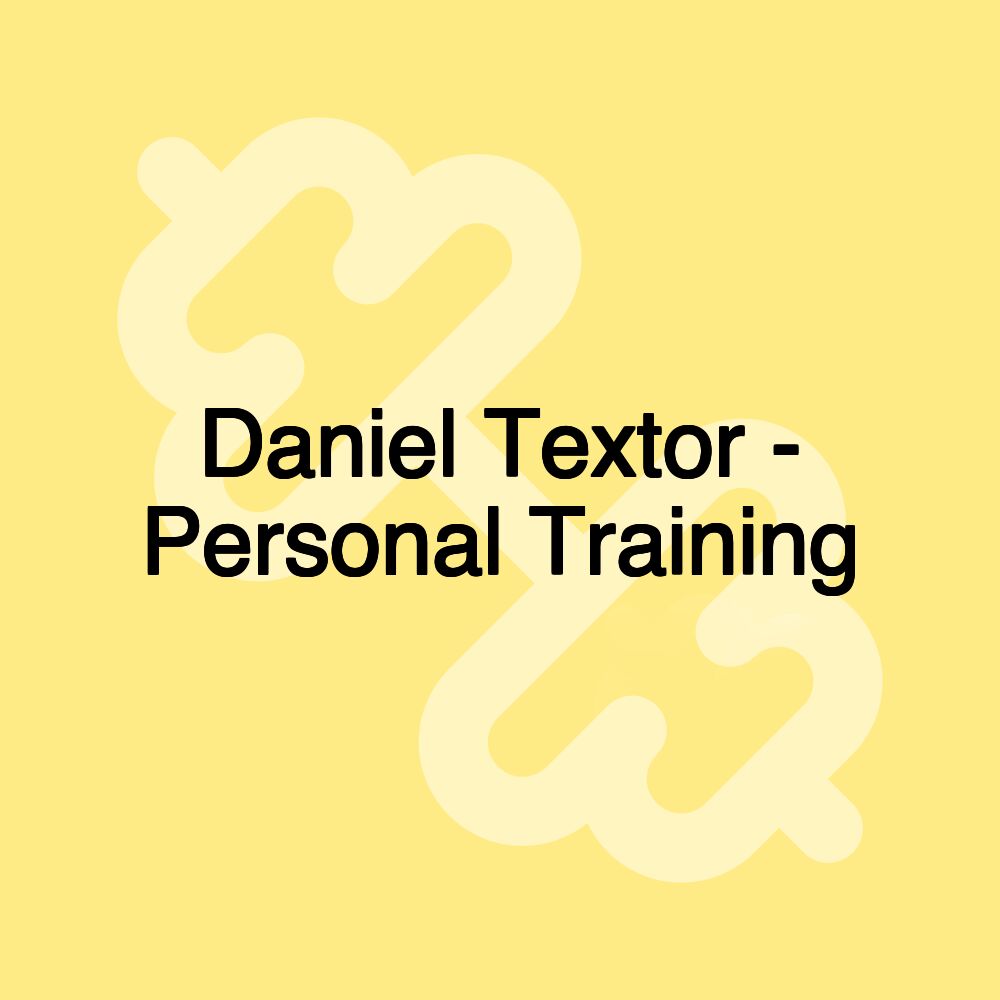 Daniel Textor - Personal Training