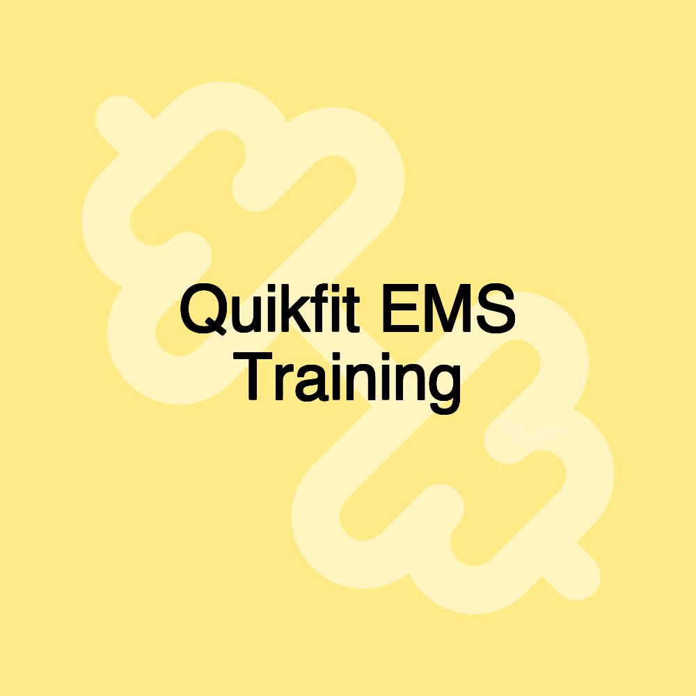 Quikfit EMS Training