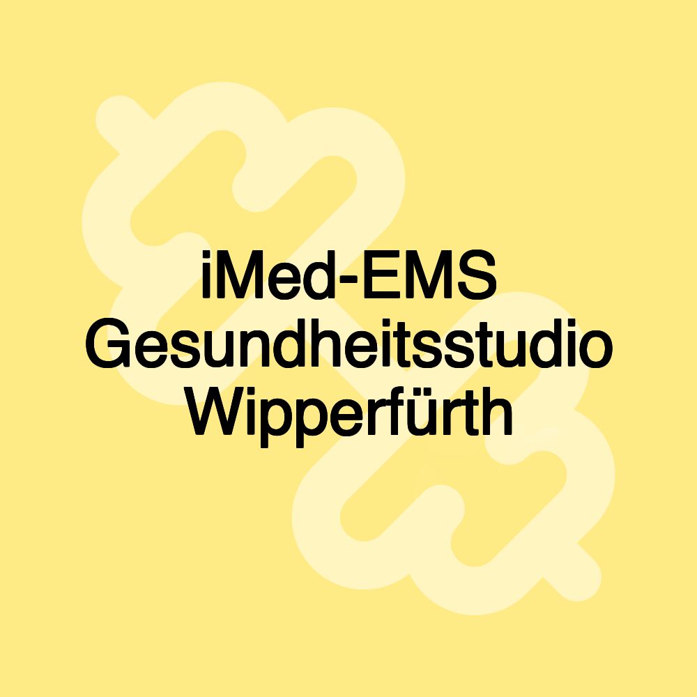 iMed-EMS Gesundheitsstudio Wipperfürth