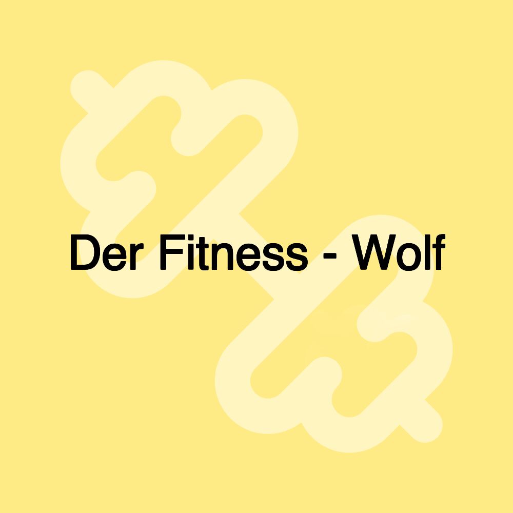 Der Fitness - Wolf