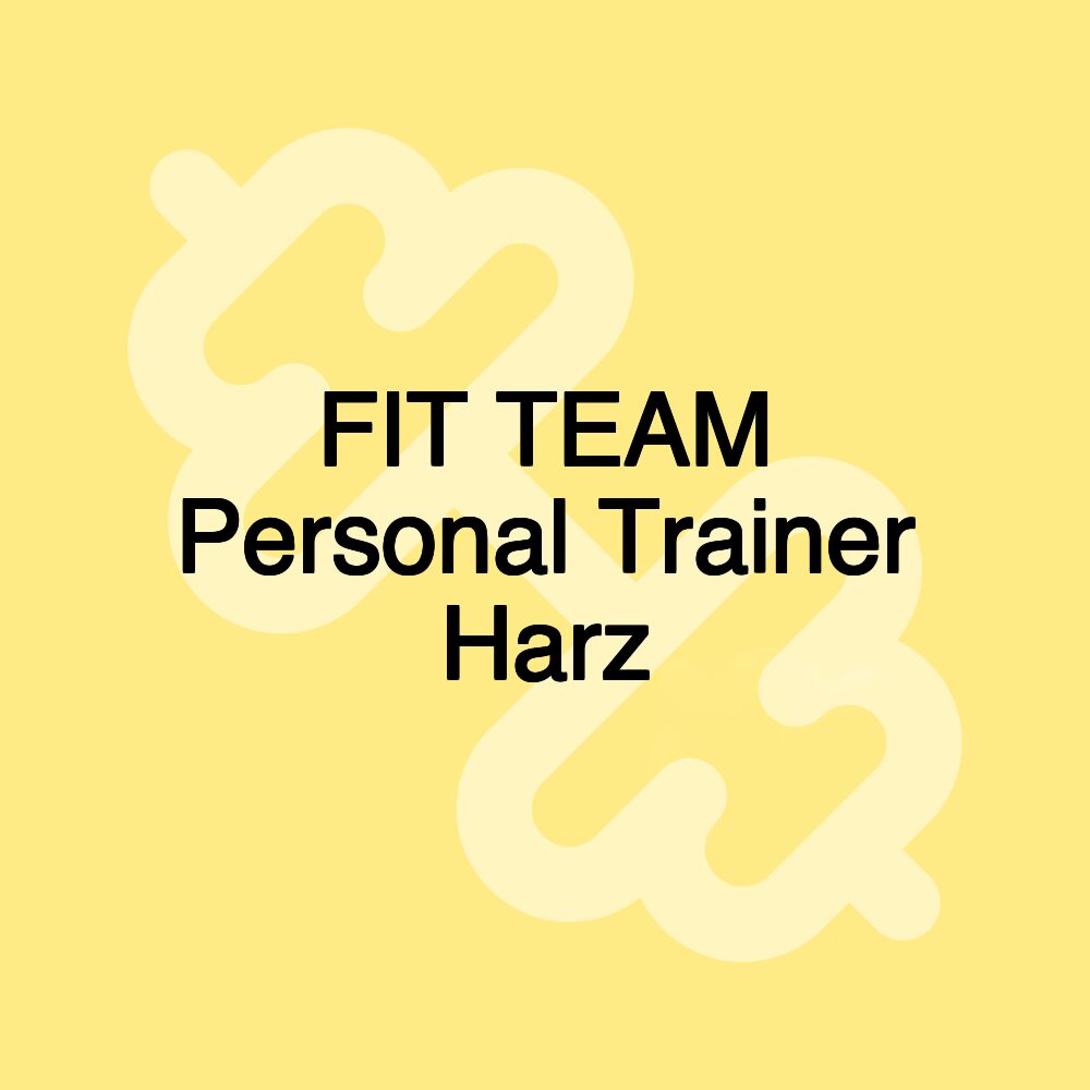 FIT TEAM Personal Trainer Harz