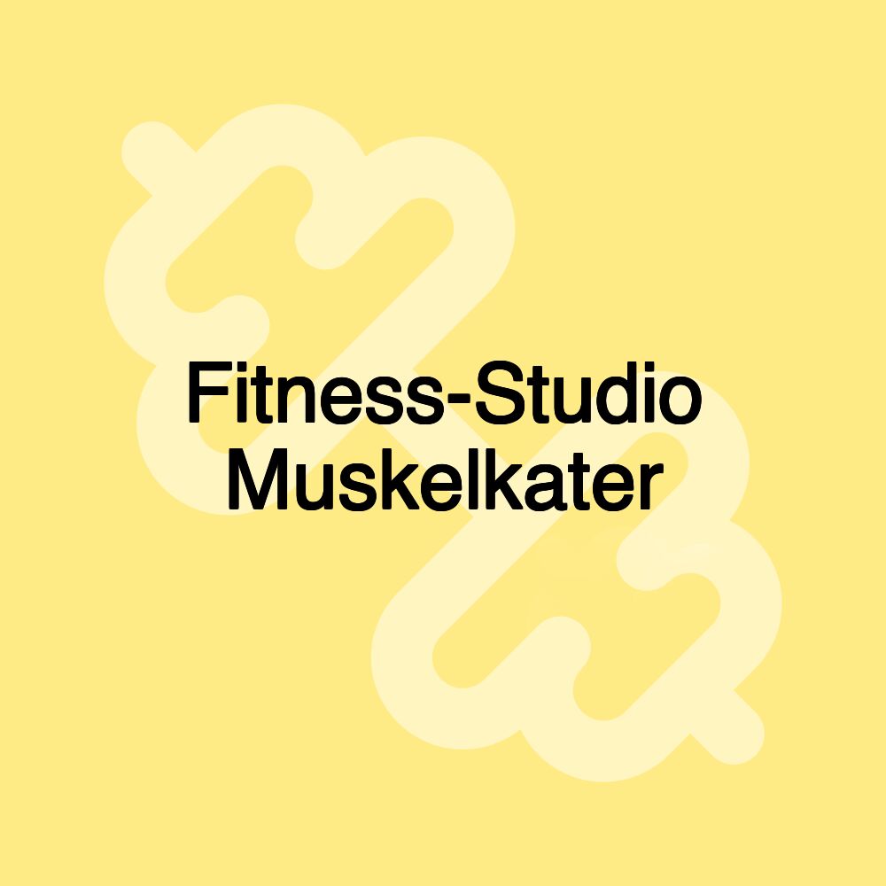 Fitness-Studio Muskelkater