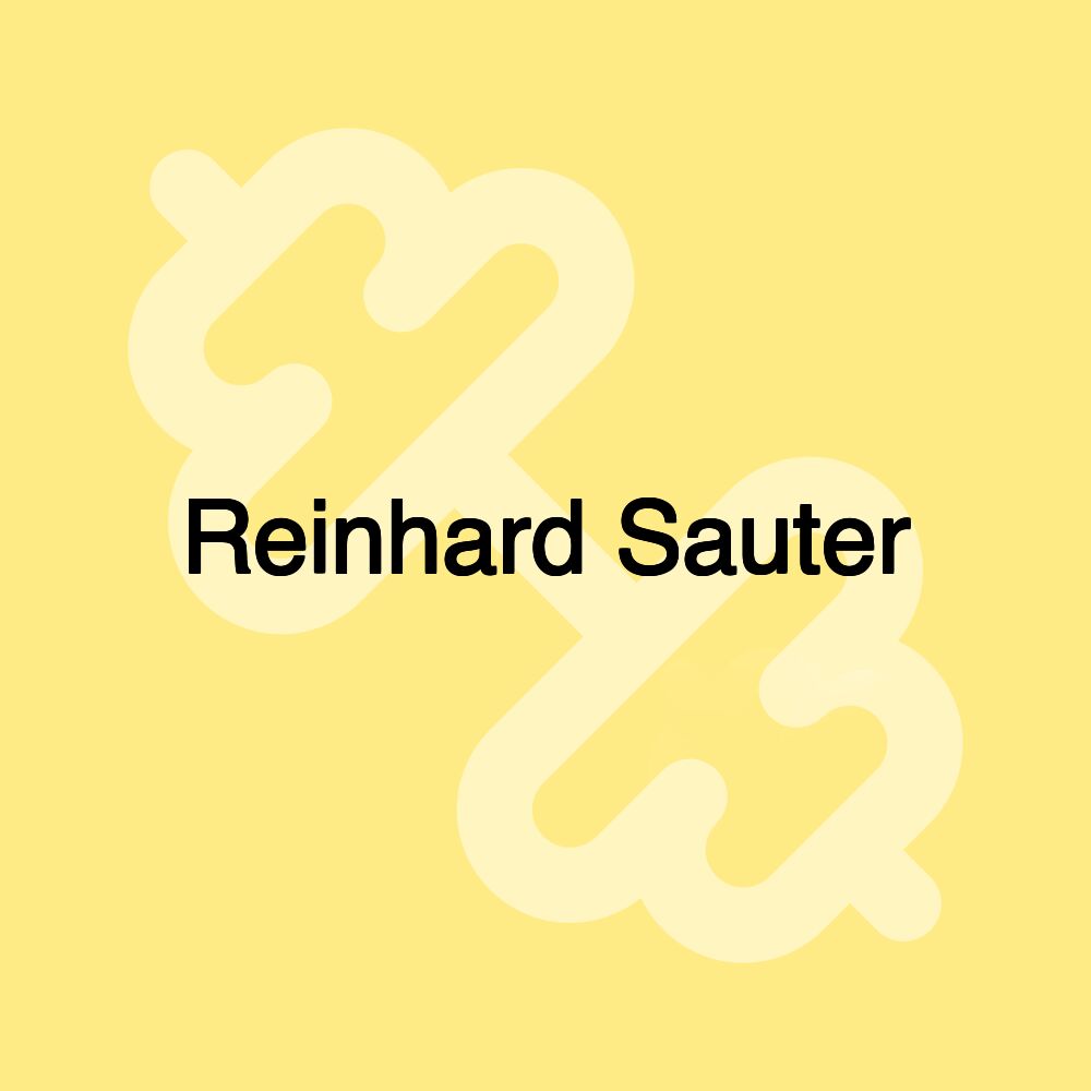 Reinhard Sauter