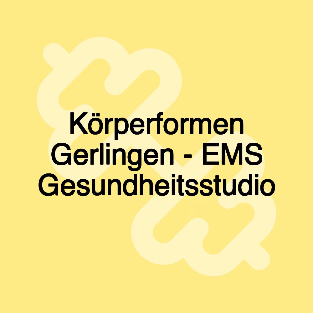 Körperformen Gerlingen - EMS Gesundheitsstudio