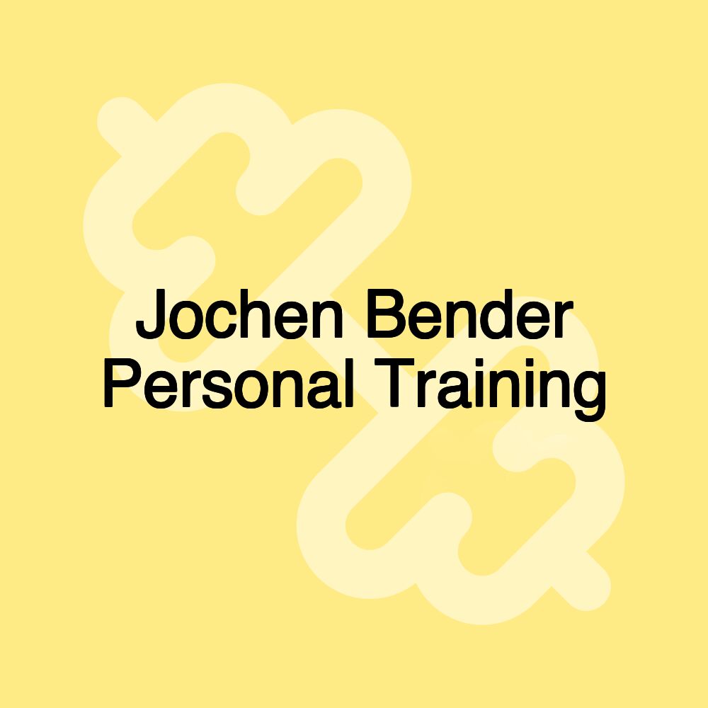 Jochen Bender Personal Training