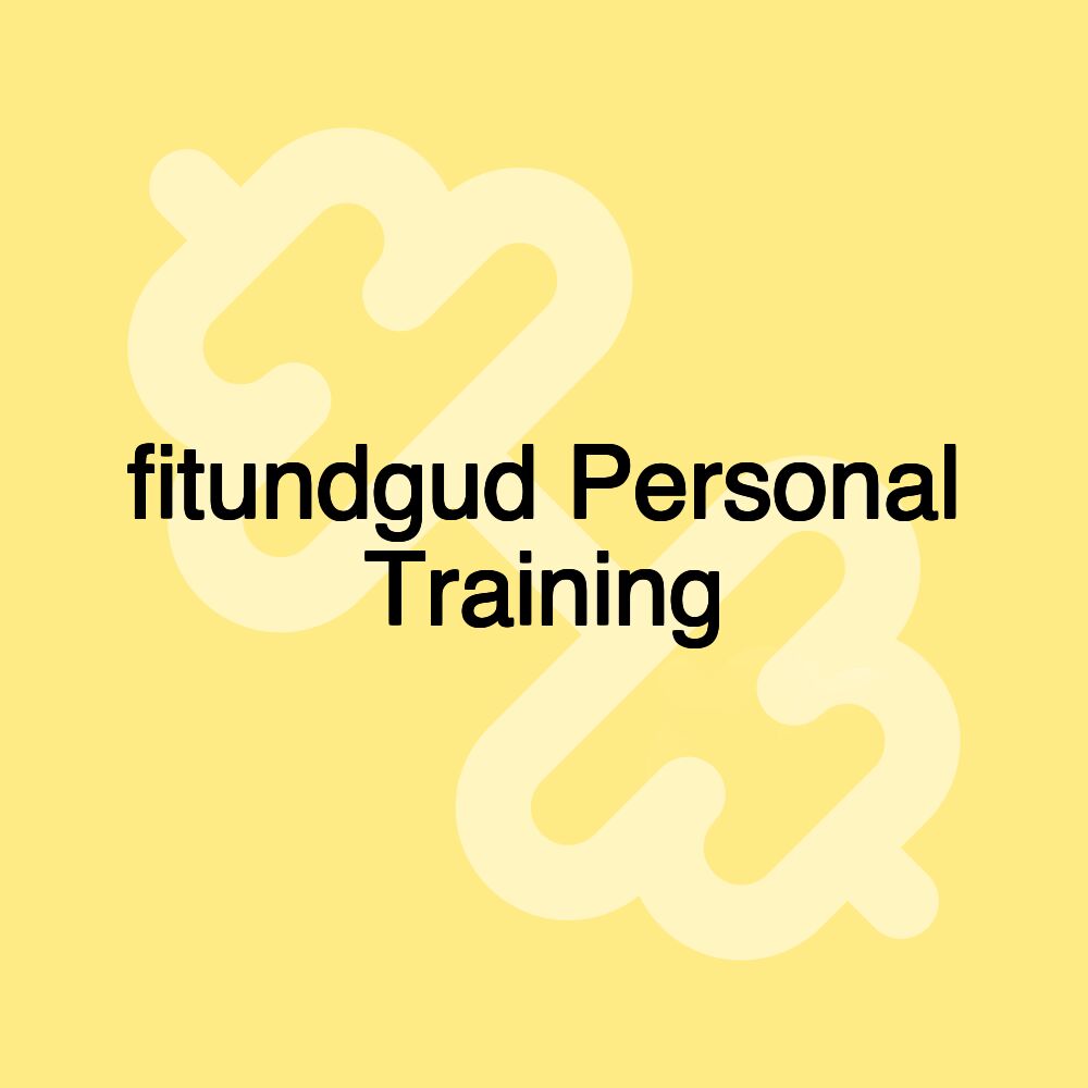 fitundgud Personal Training