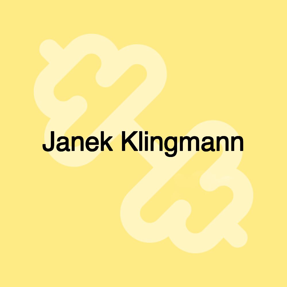 Janek Klingmann