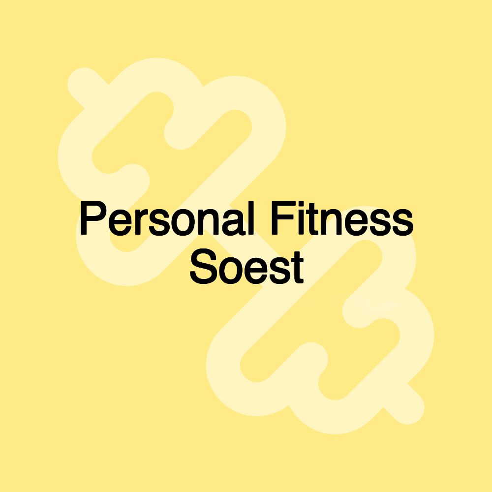 Personal Fitness Soest