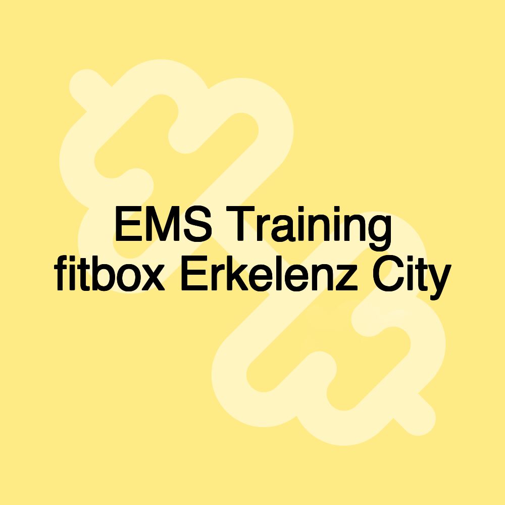 EMS Training fitbox Erkelenz City