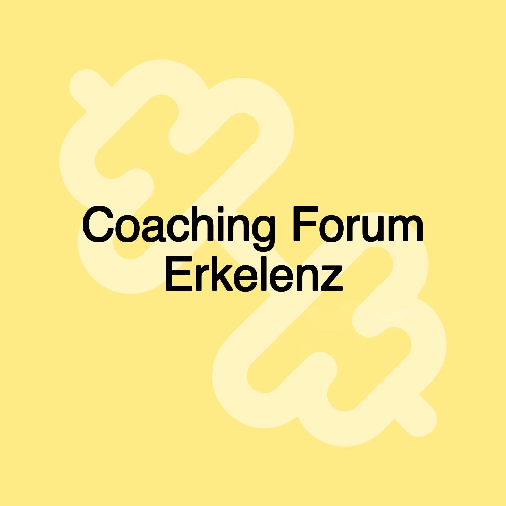 Coaching Forum Erkelenz