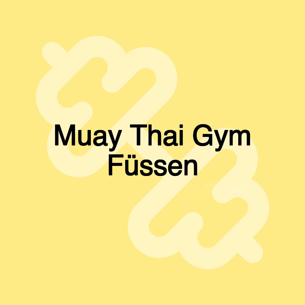 Muay Thai Gym Füssen