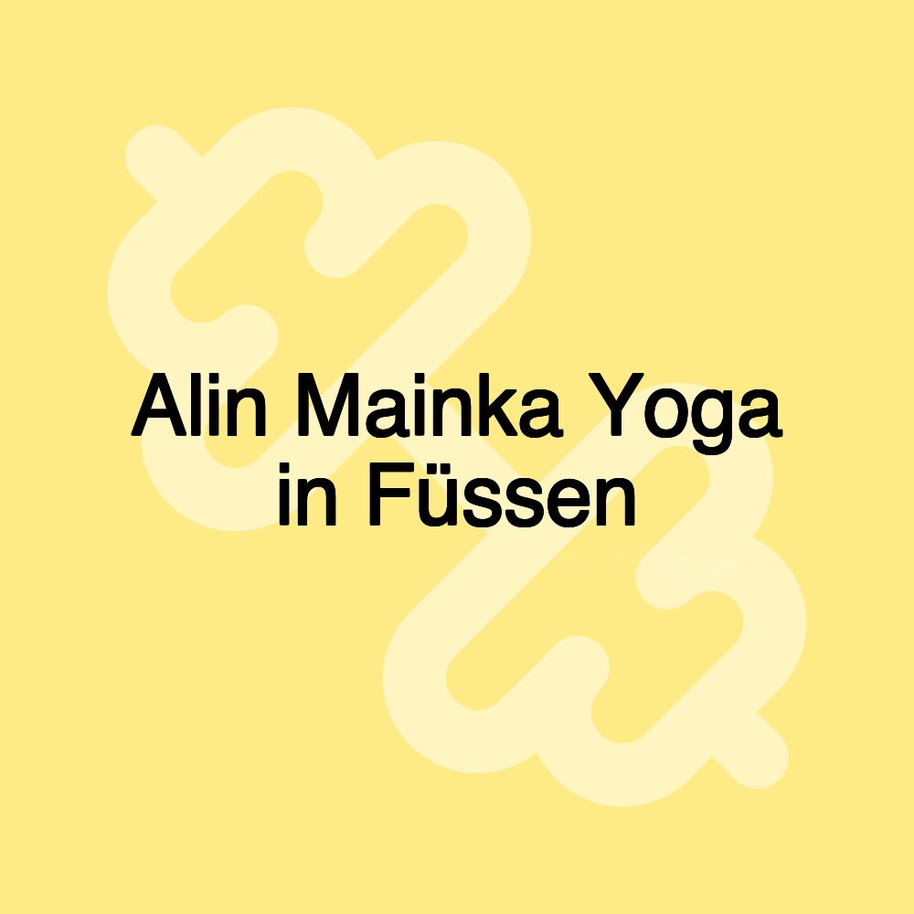 Alin Mainka Yoga in Füssen