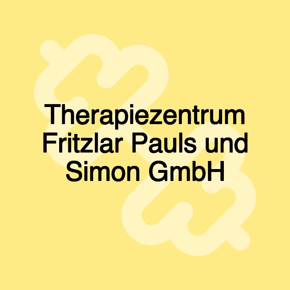 Therapiezentrum Fritzlar Pauls und Simon GmbH