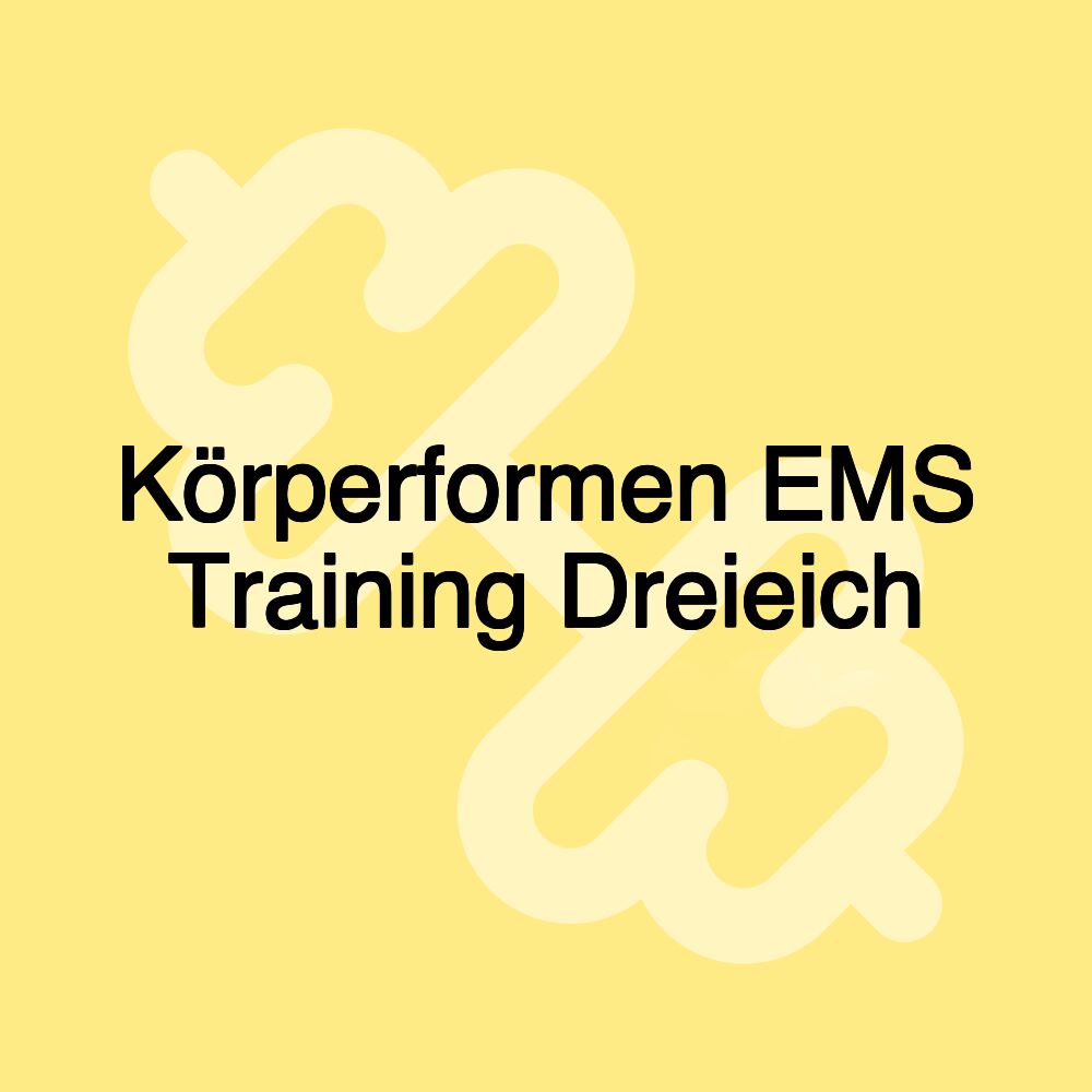 Körperformen EMS Training Dreieich