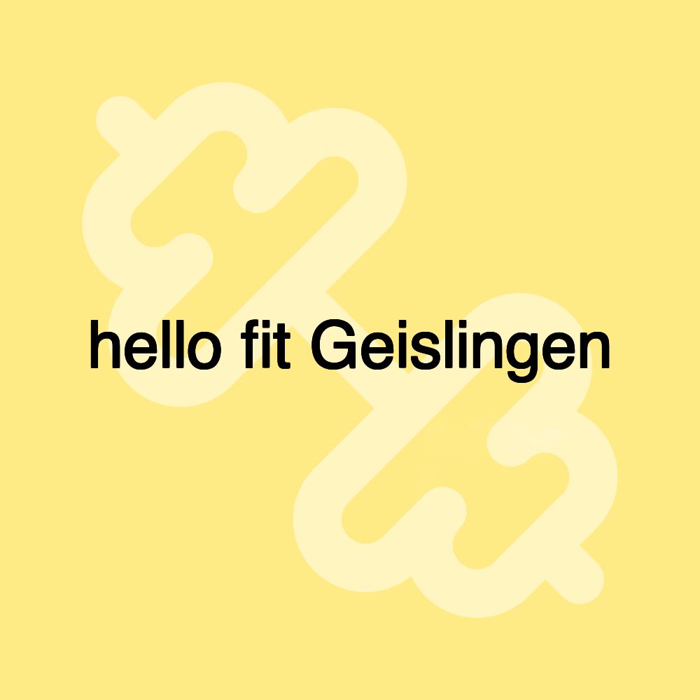 hello fit Geislingen