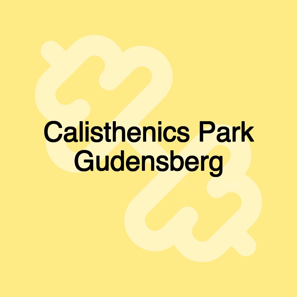 Calisthenics Park Gudensberg