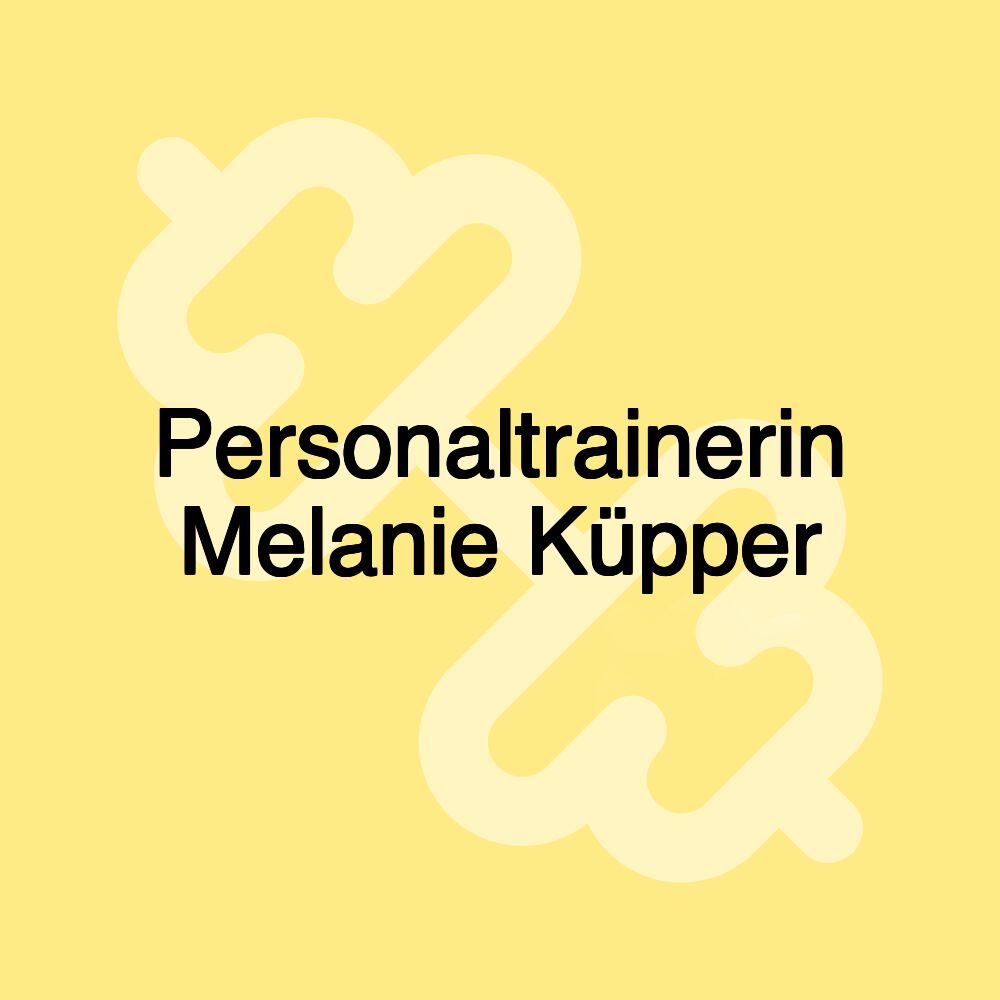 Personaltrainerin Melanie Küpper