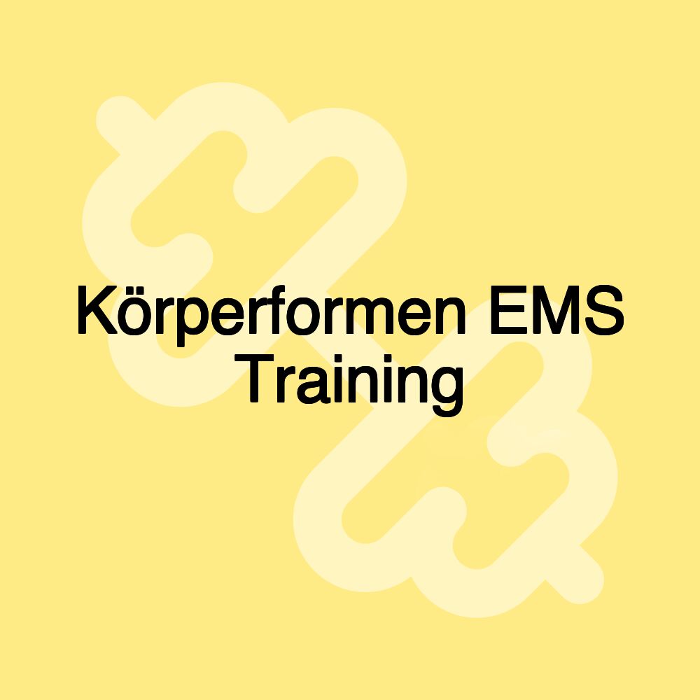 Körperformen EMS Training