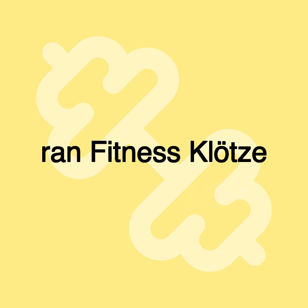 ran Fitness Klötze