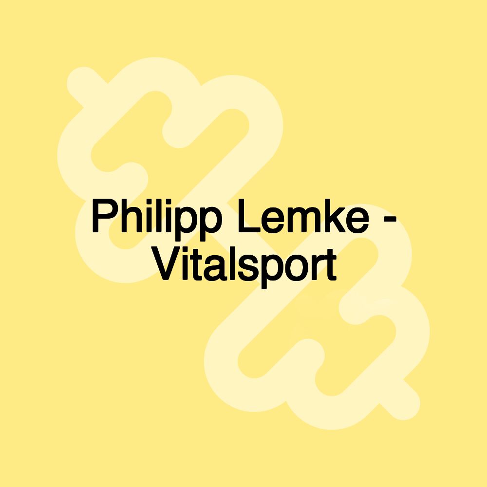 Philipp Lemke - Vitalsport