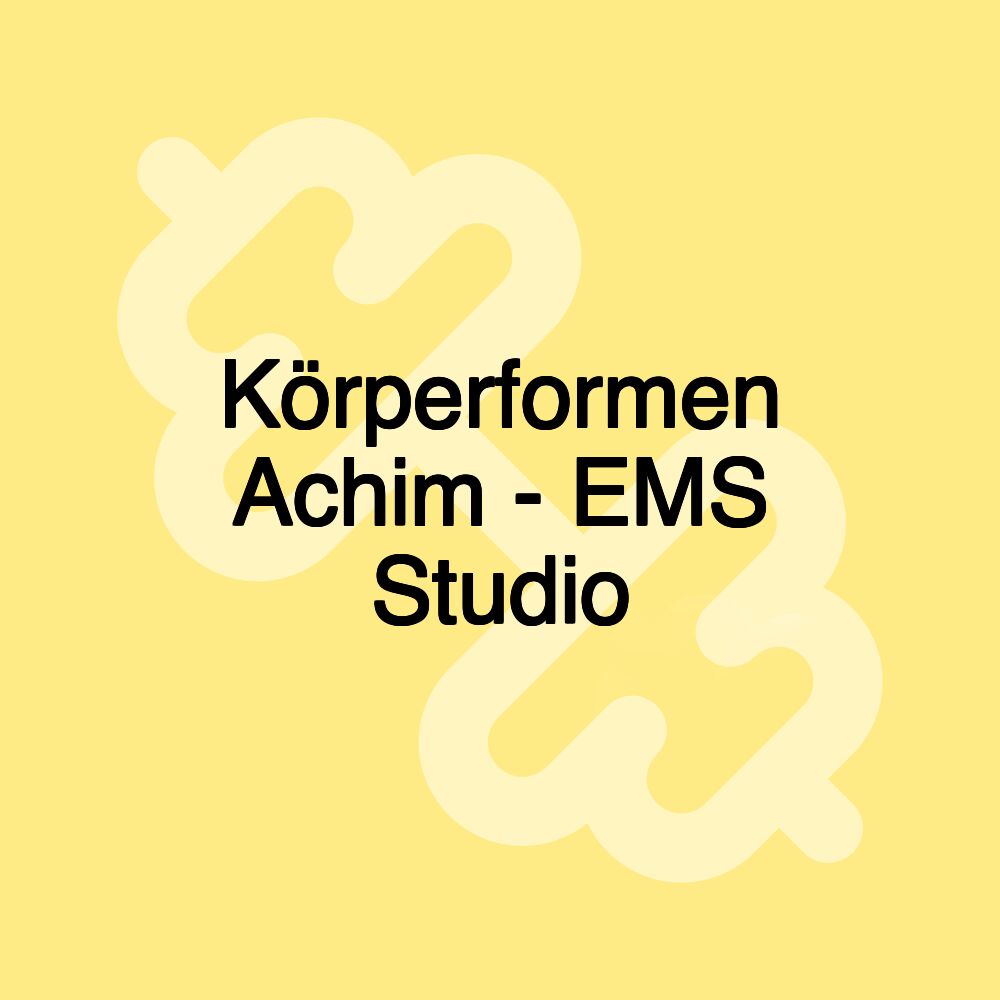 Körperformen Achim - EMS Studio