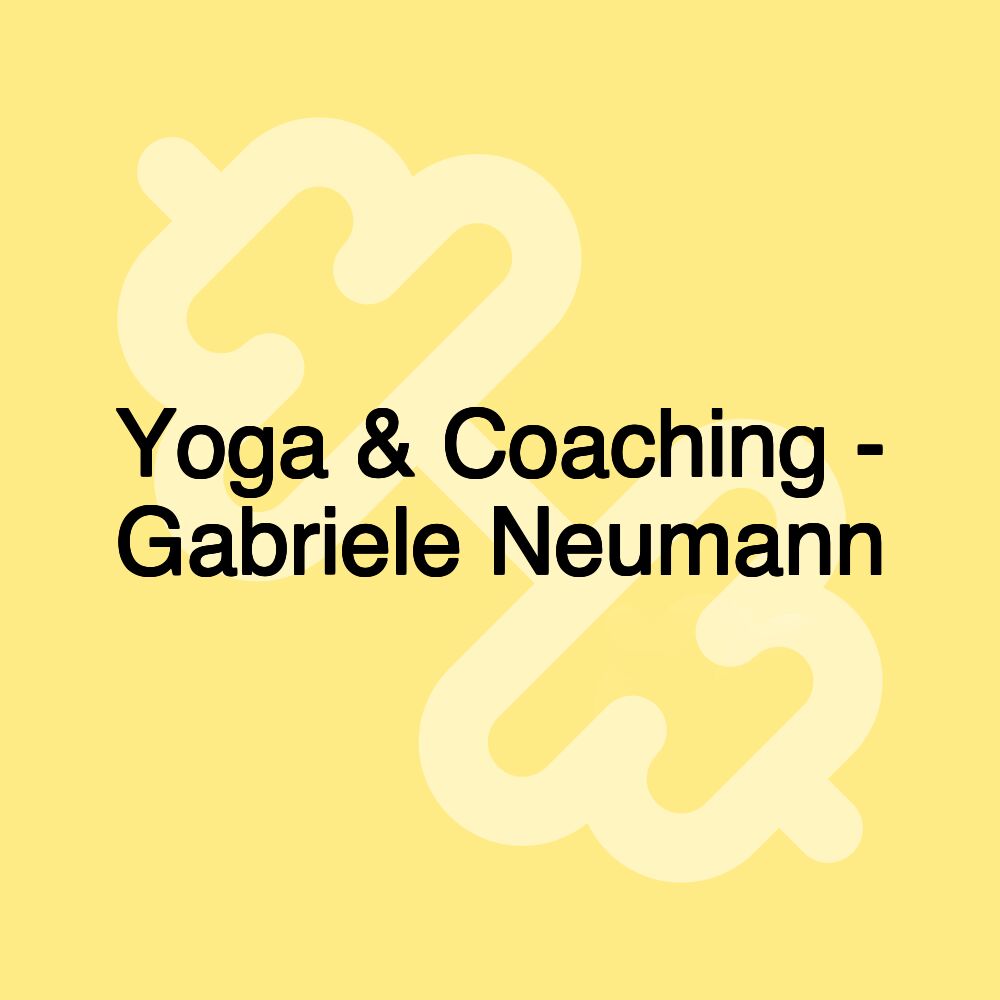 Yoga & Coaching - Gabriele Neumann