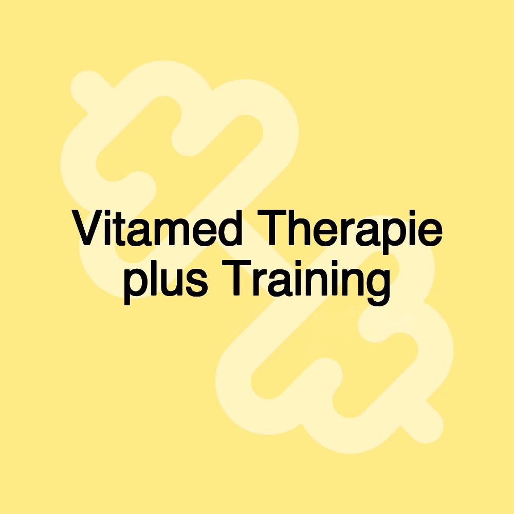 Vitamed Therapie plus Training