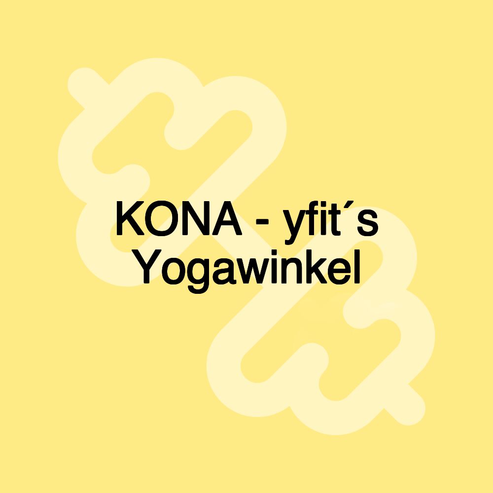 KONA - yfit´s Yogawinkel