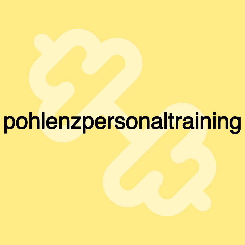 pohlenzpersonaltraining