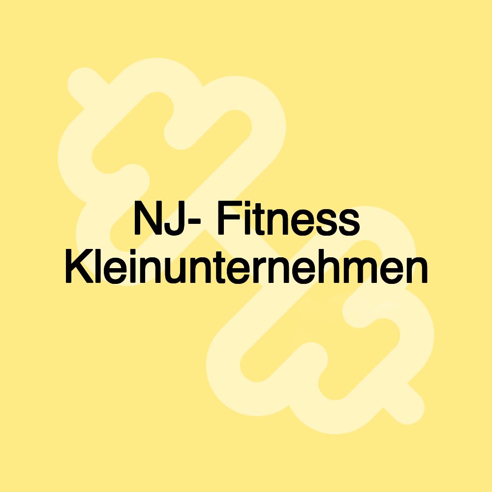 NJ- Fitness Kleinunternehmen