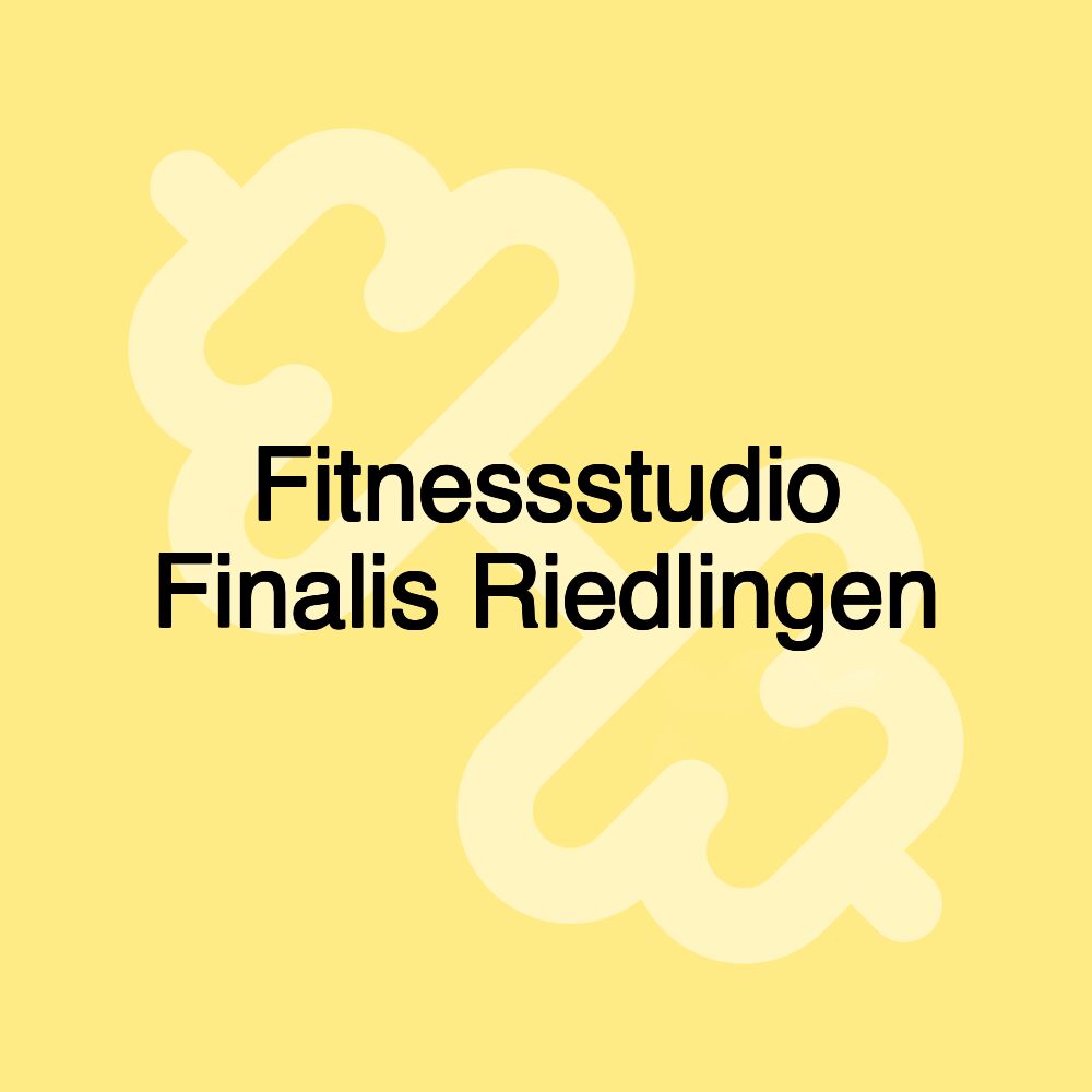 Fitnessstudio Finalis Riedlingen