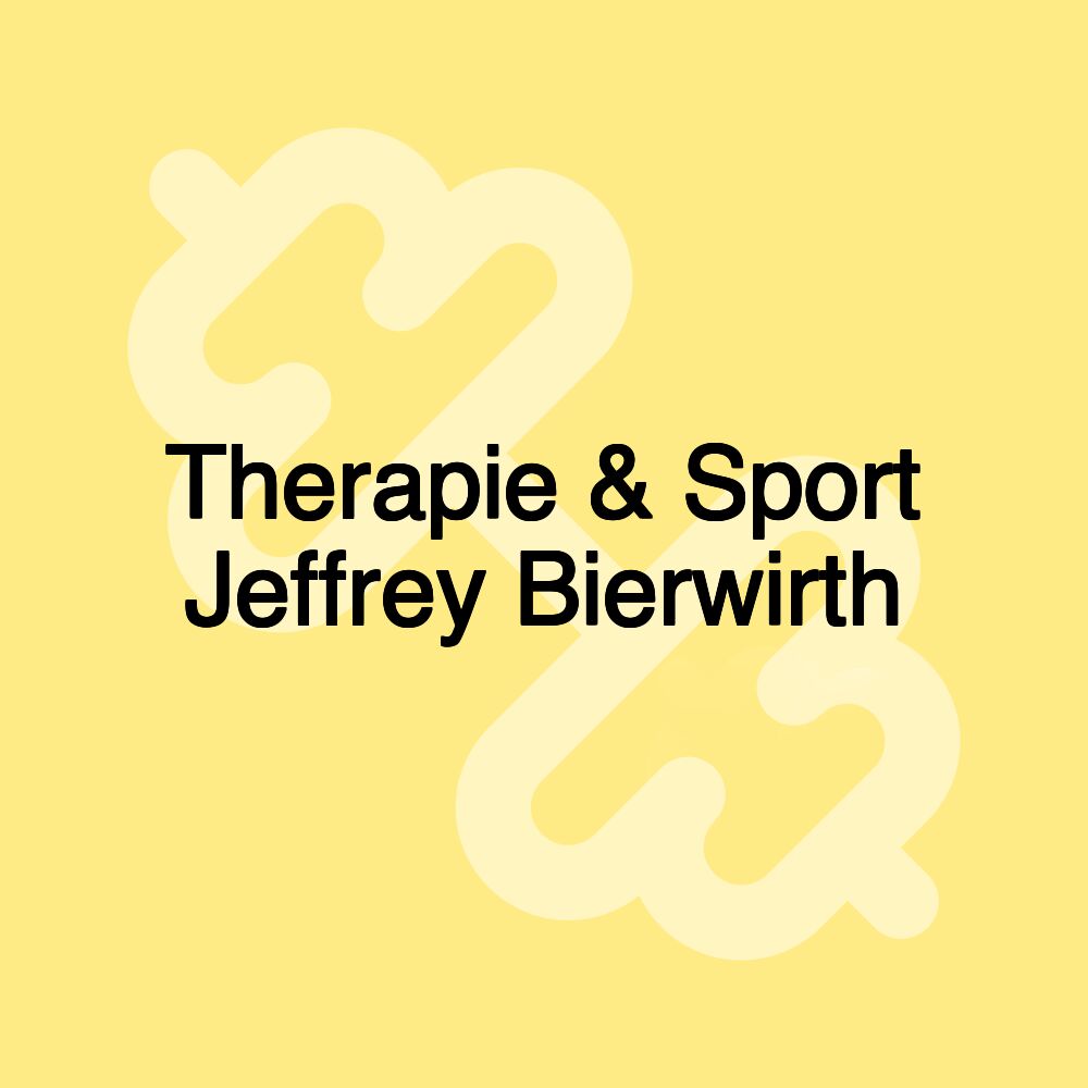 Therapie & Sport Jeffrey Bierwirth