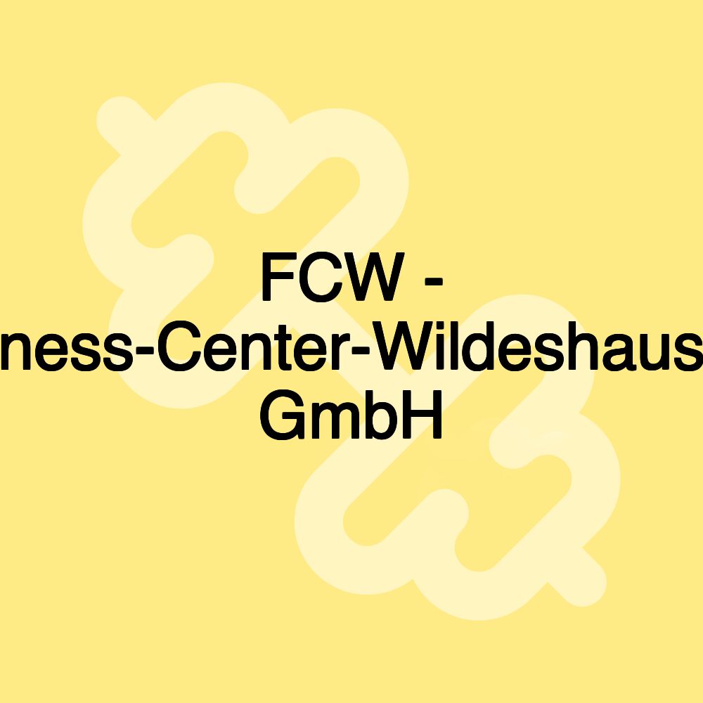 FCW - Fitness-Center-Wildeshausen GmbH