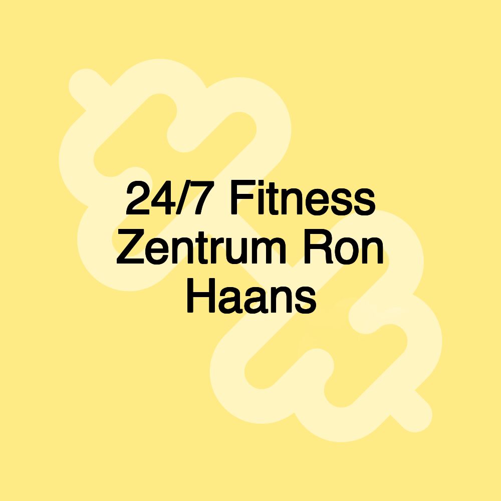 24/7 Fitness Zentrum Ron Haans