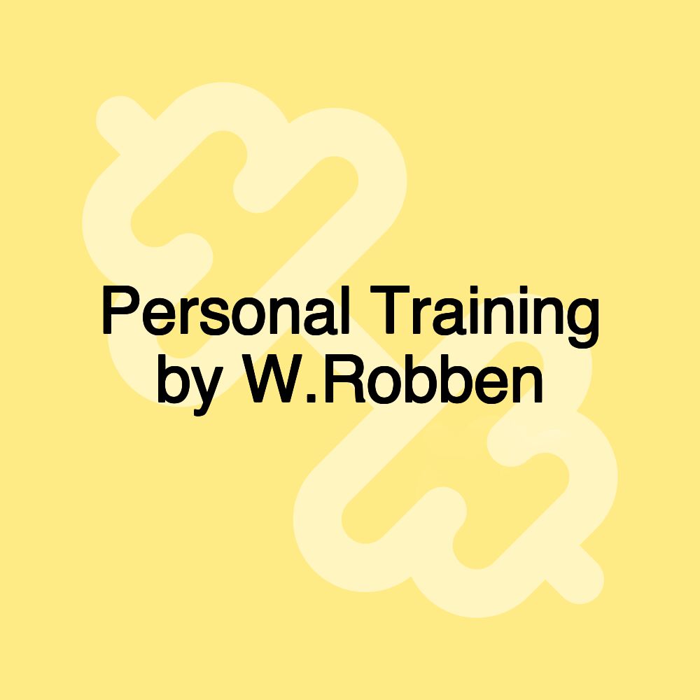 Personal Training by W.Robben