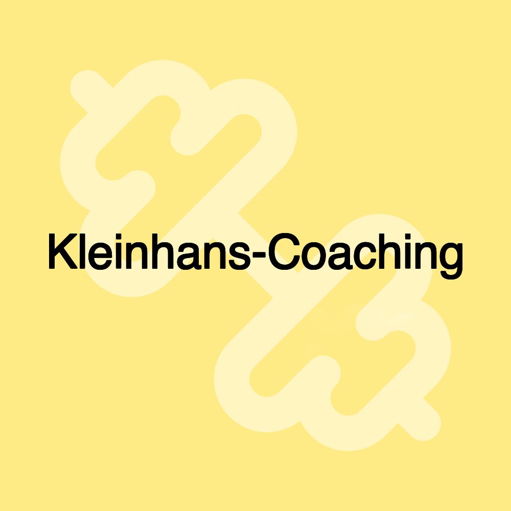 Kleinhans-Coaching