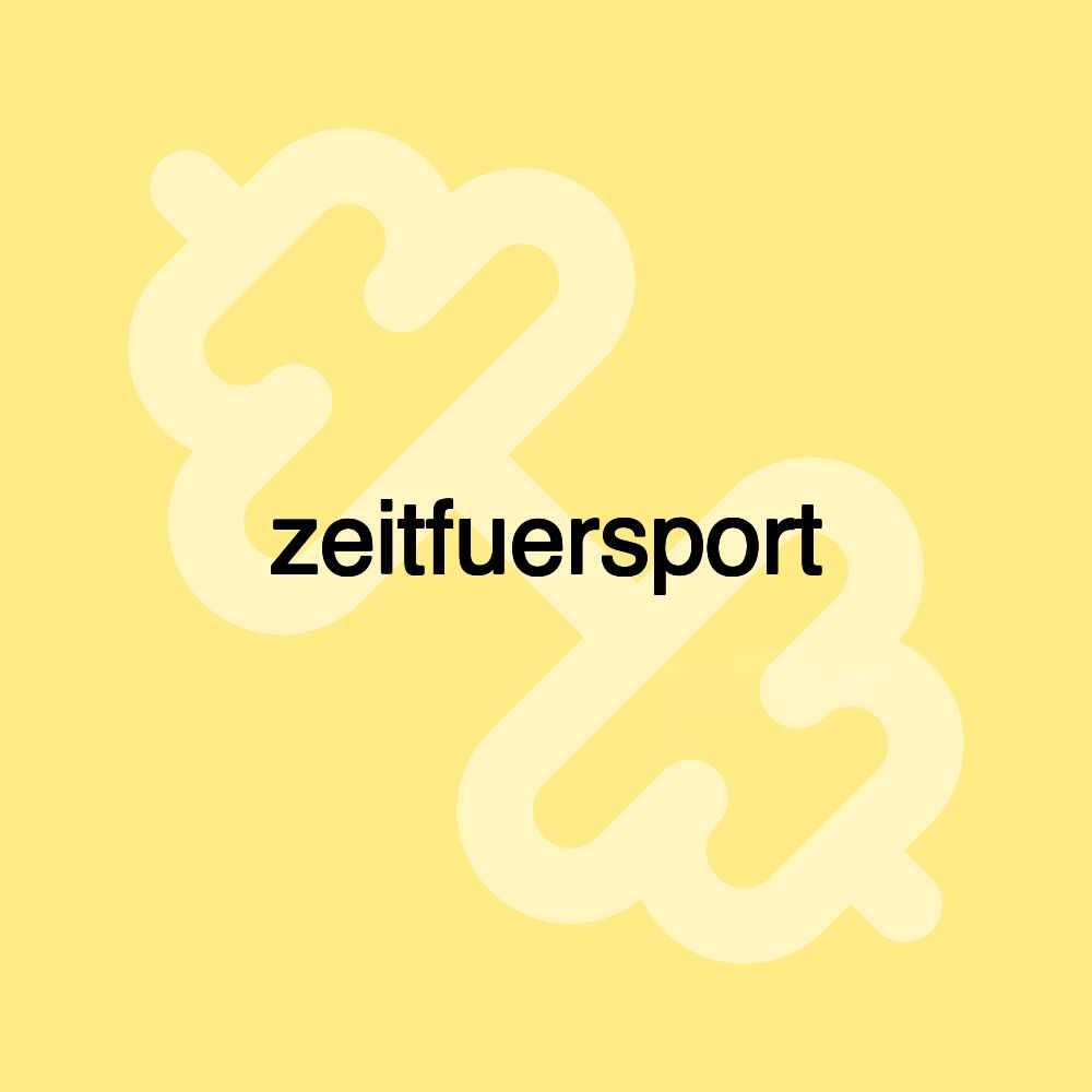 zeitfuersport