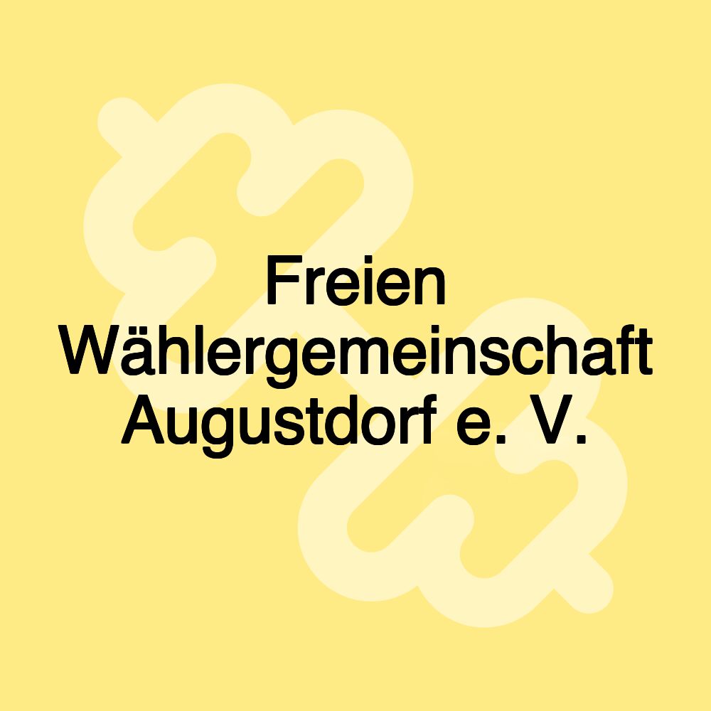 Freien Wählergemeinschaft Augustdorf e. V.