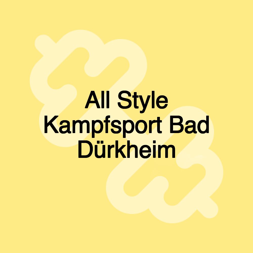 All Style Kampfsport Bad Dürkheim