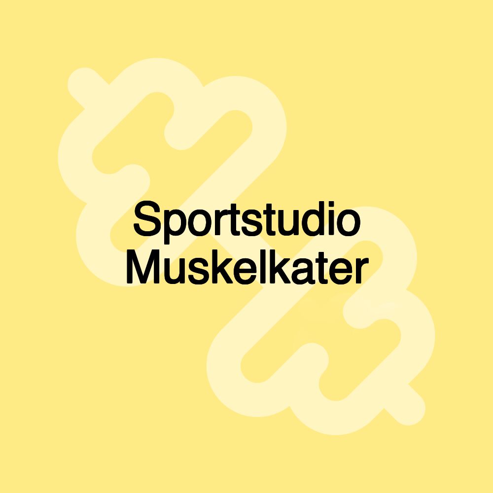 Sportstudio Muskelkater