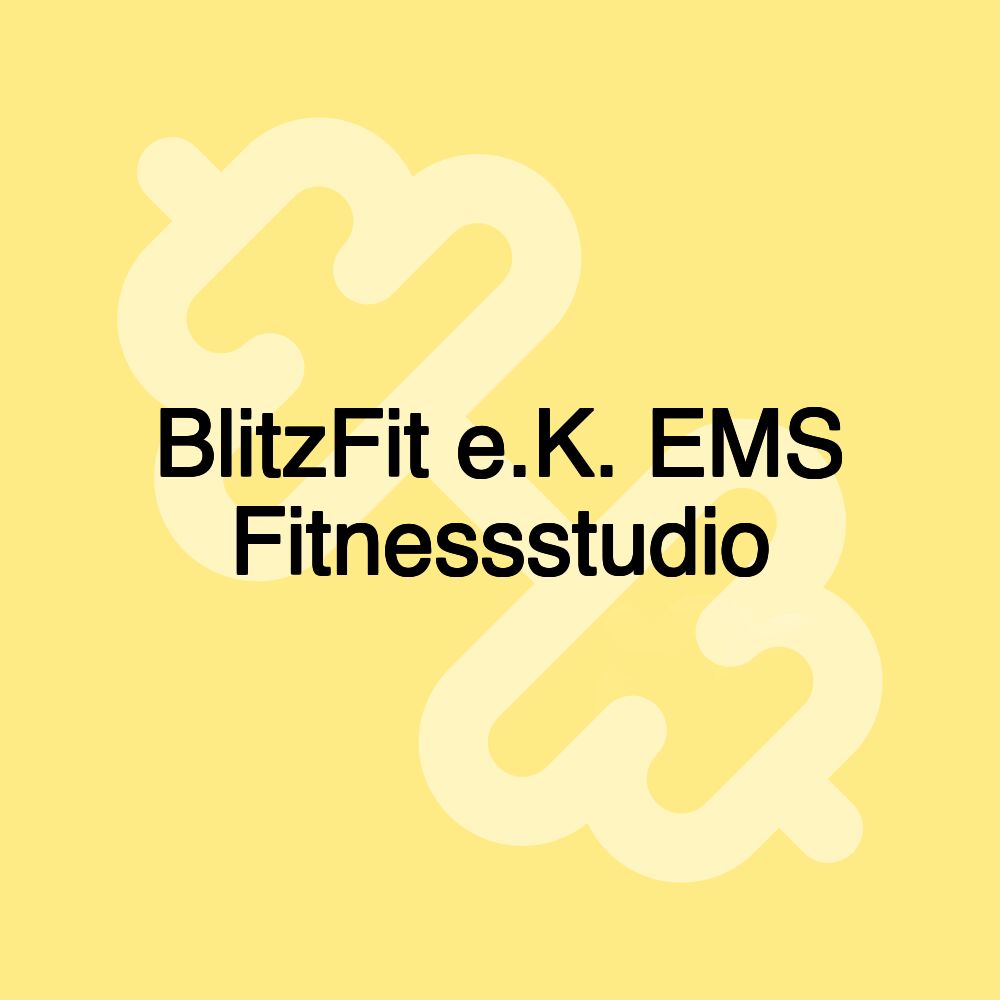 BlitzFit e.K. EMS Fitnessstudio