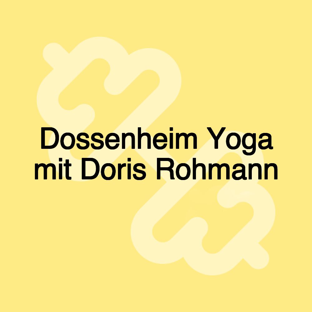 Dossenheim Yoga mit Doris Rohmann