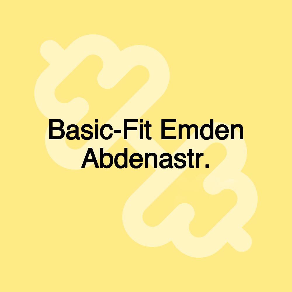 Basic-Fit Emden Abdenastr.