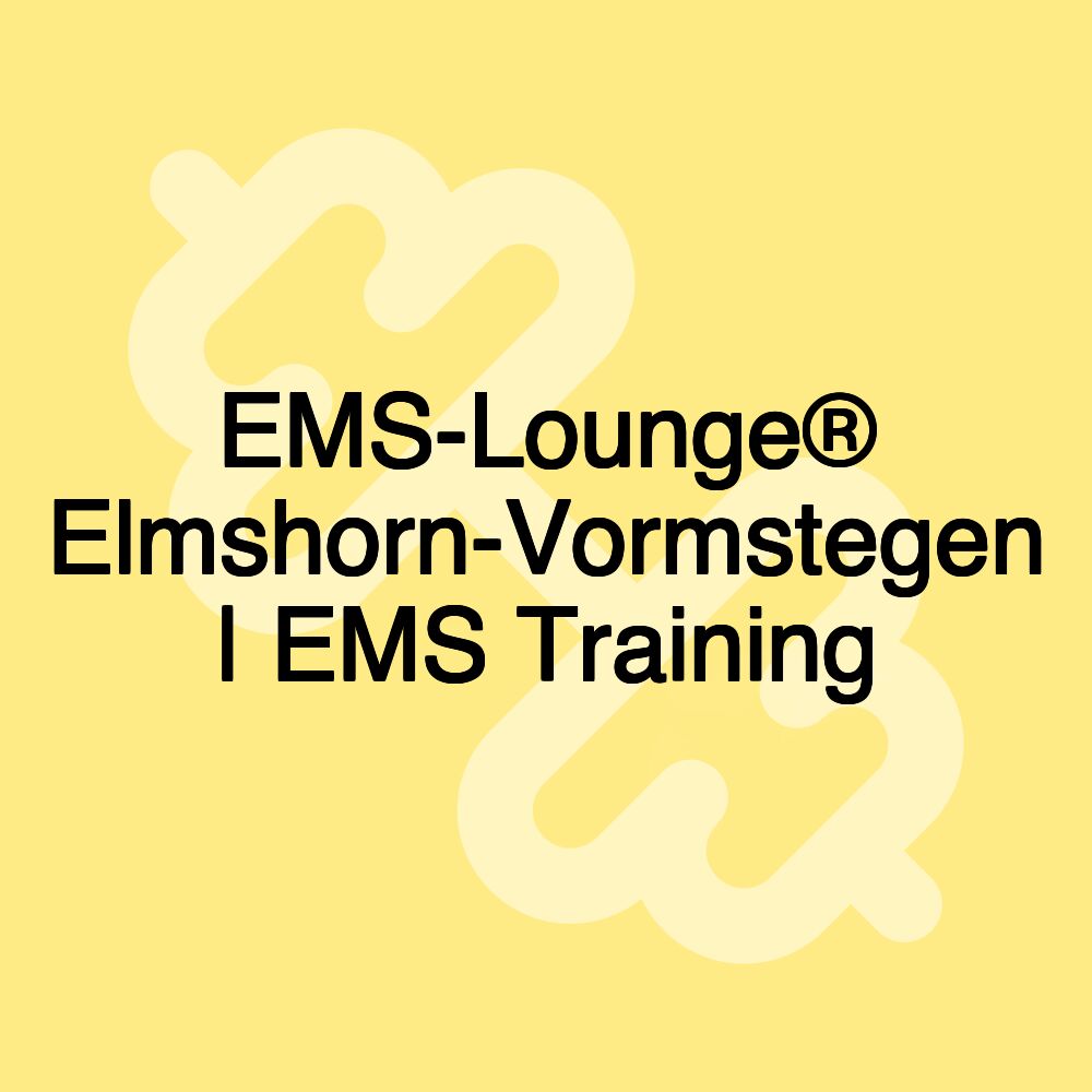 EMS-Lounge® Elmshorn-Vormstegen | EMS Training