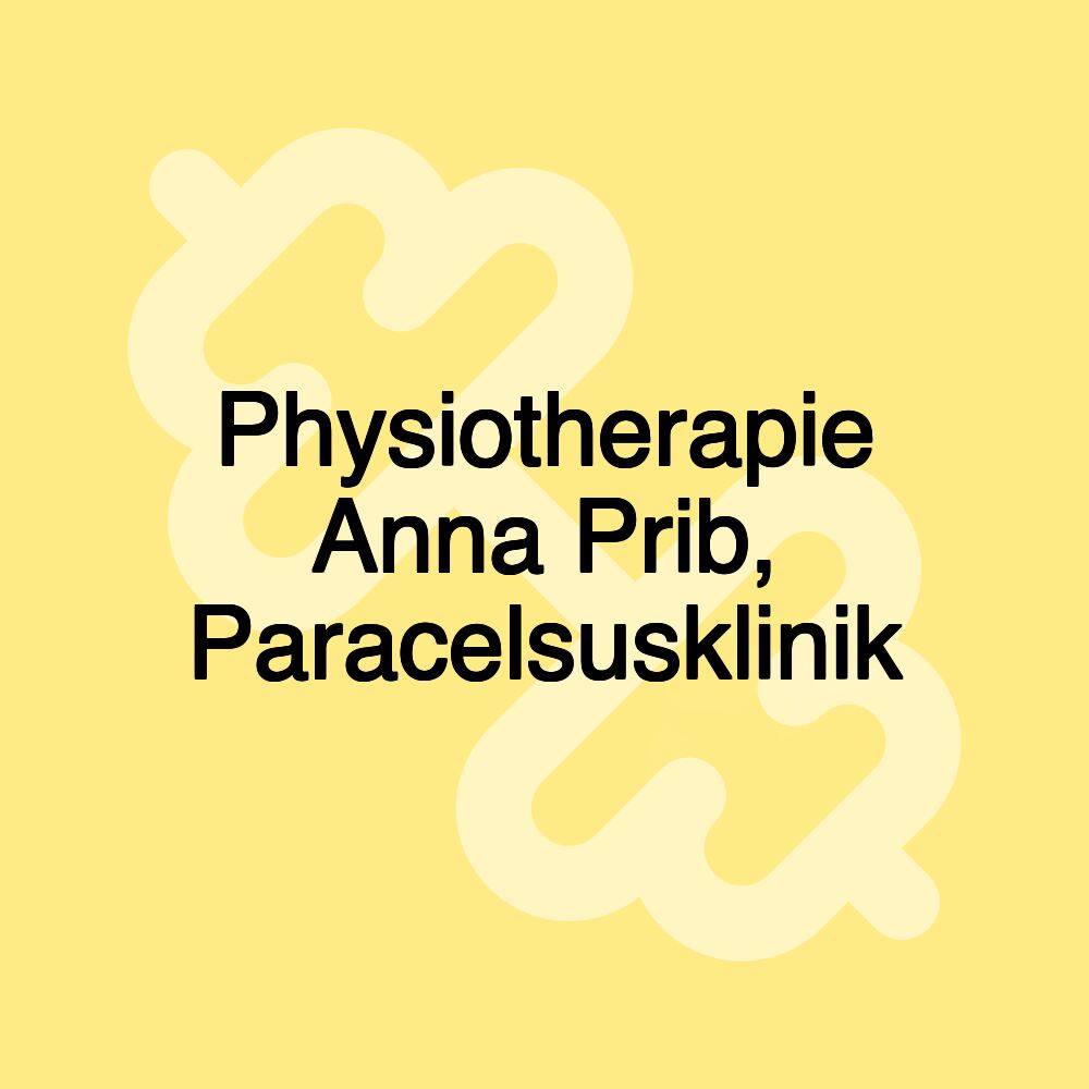 Physiotherapie Anna Prib, Paracelsusklinik