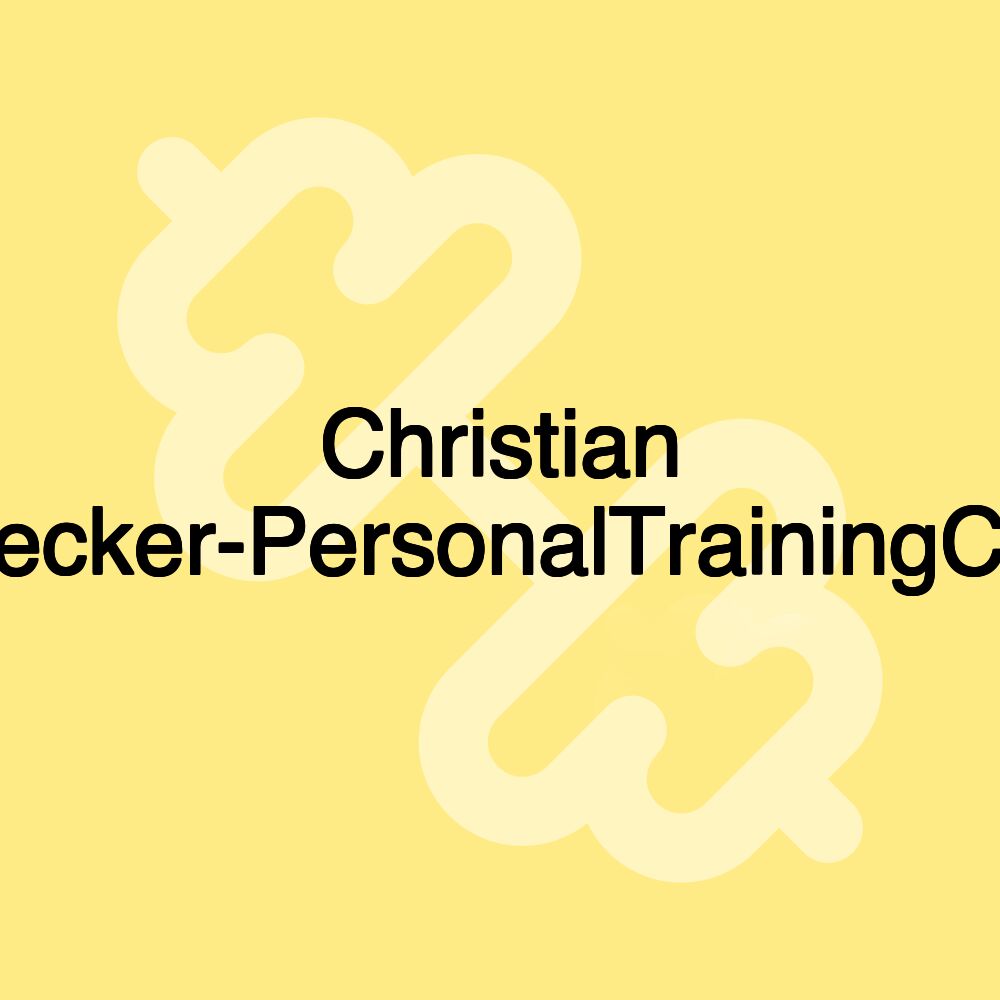 Christian Strecker-PersonalTrainingClub