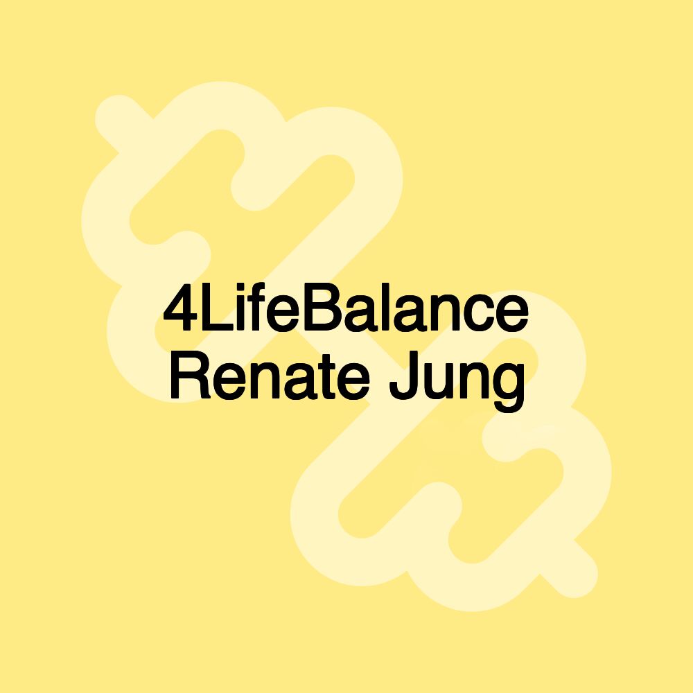 4LifeBalance Renate Jung