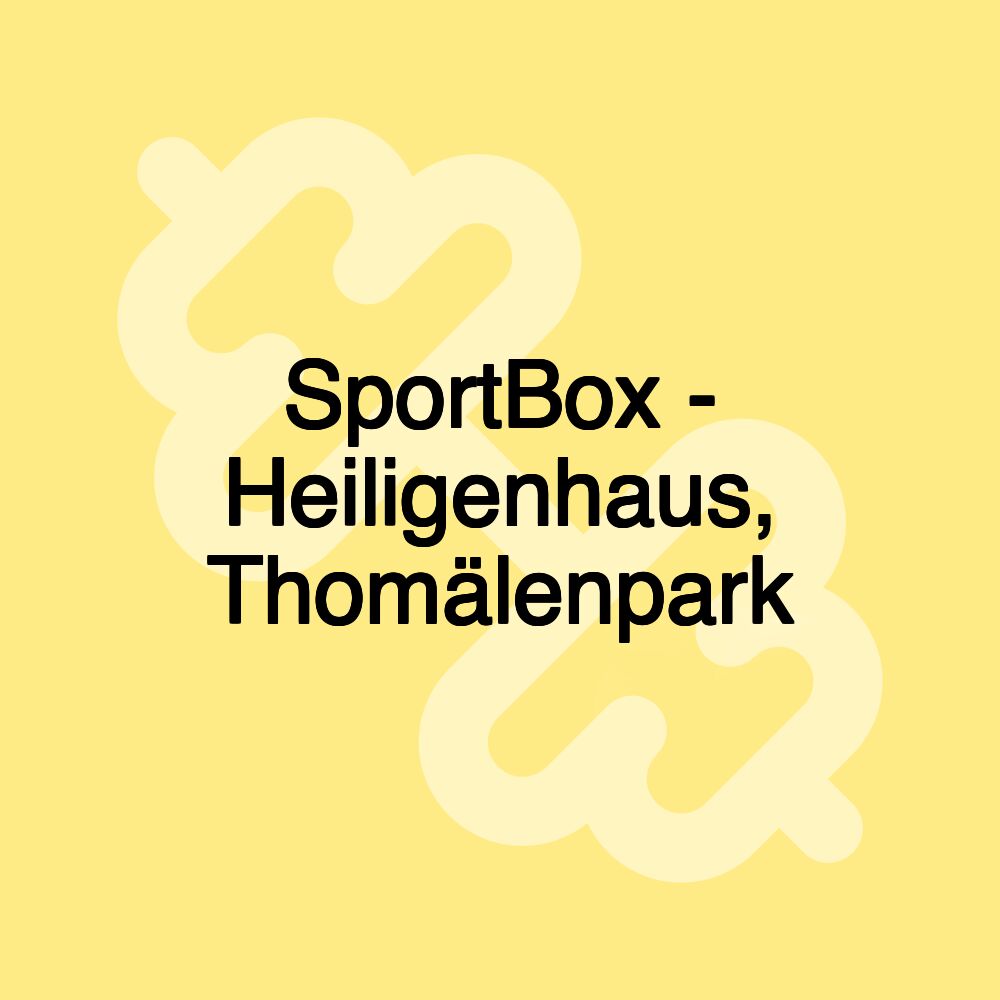 SportBox - Heiligenhaus, Thomälenpark