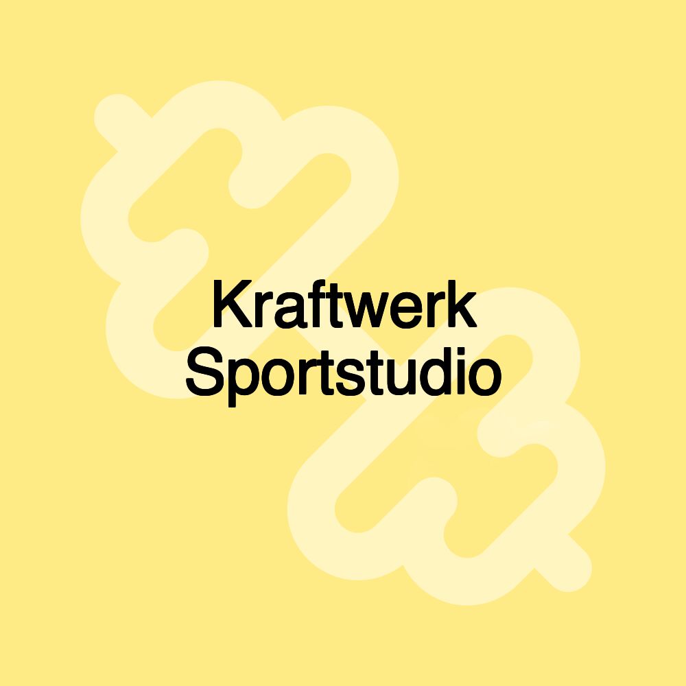 Kraftwerk Sportstudio