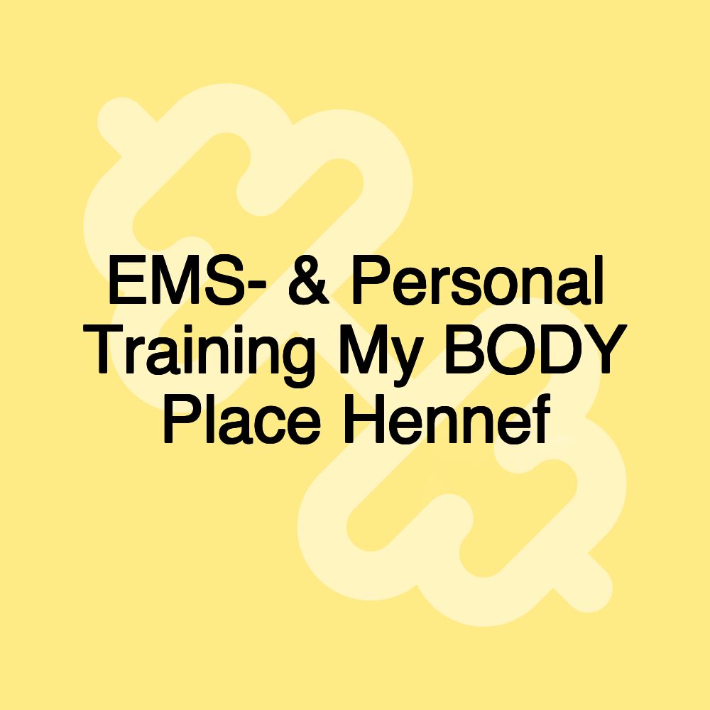 EMS- & Personal Training My BODY Place Hennef